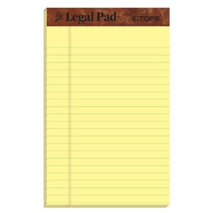 Writing Pad - Narrow Rule 5x8